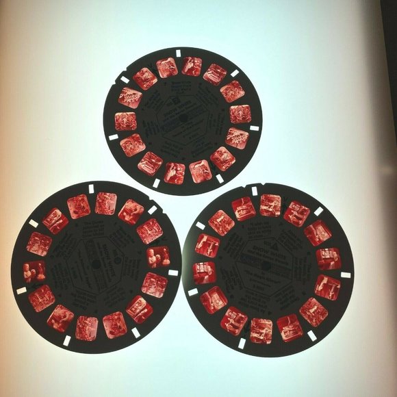 Talking View-Master GAF Snow‎ White And Seven Dwarfs 3 Reel Boxed Set AVB300 VTG - Picture 9 of 9